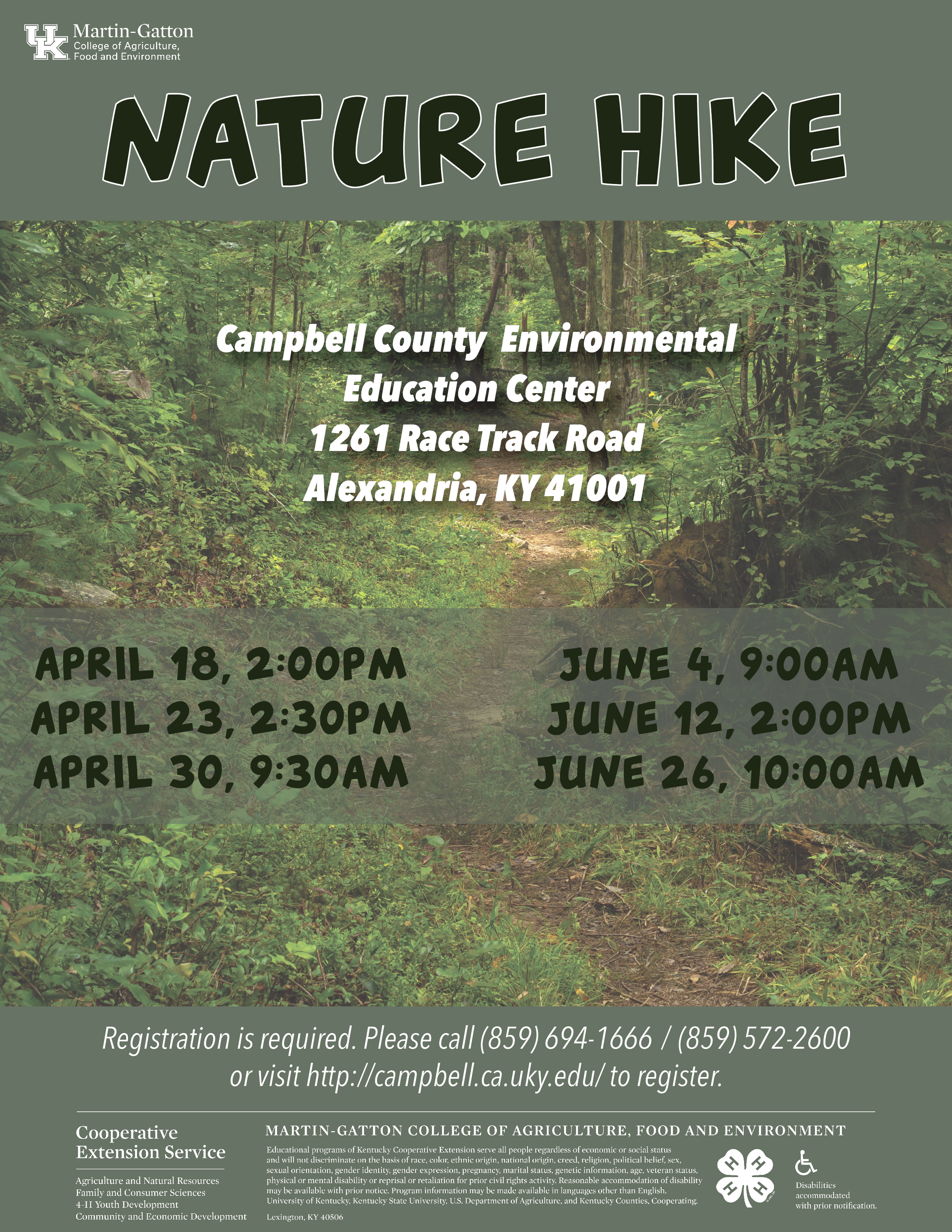 Nature Hike Flyer