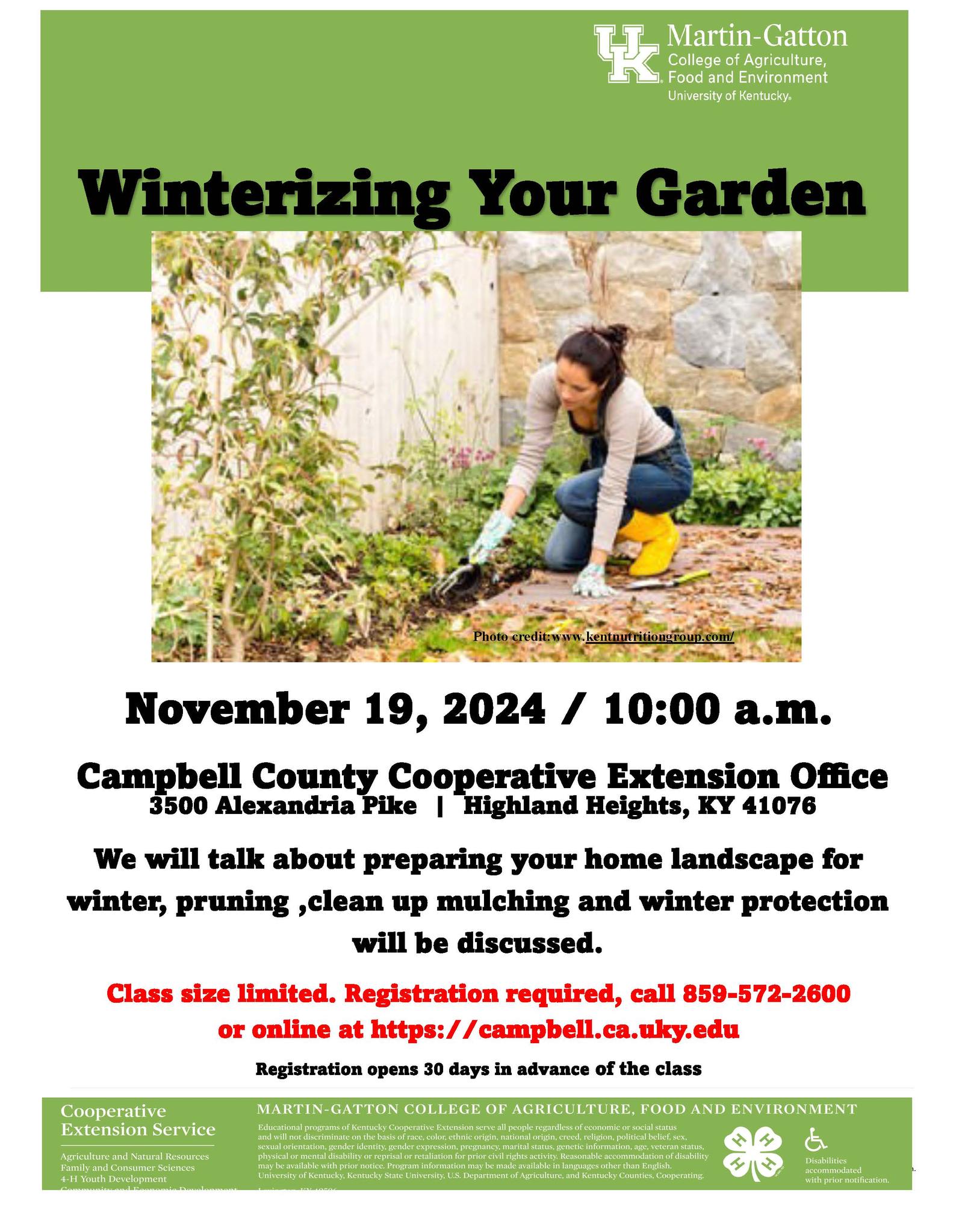 Winterizing Your Garden