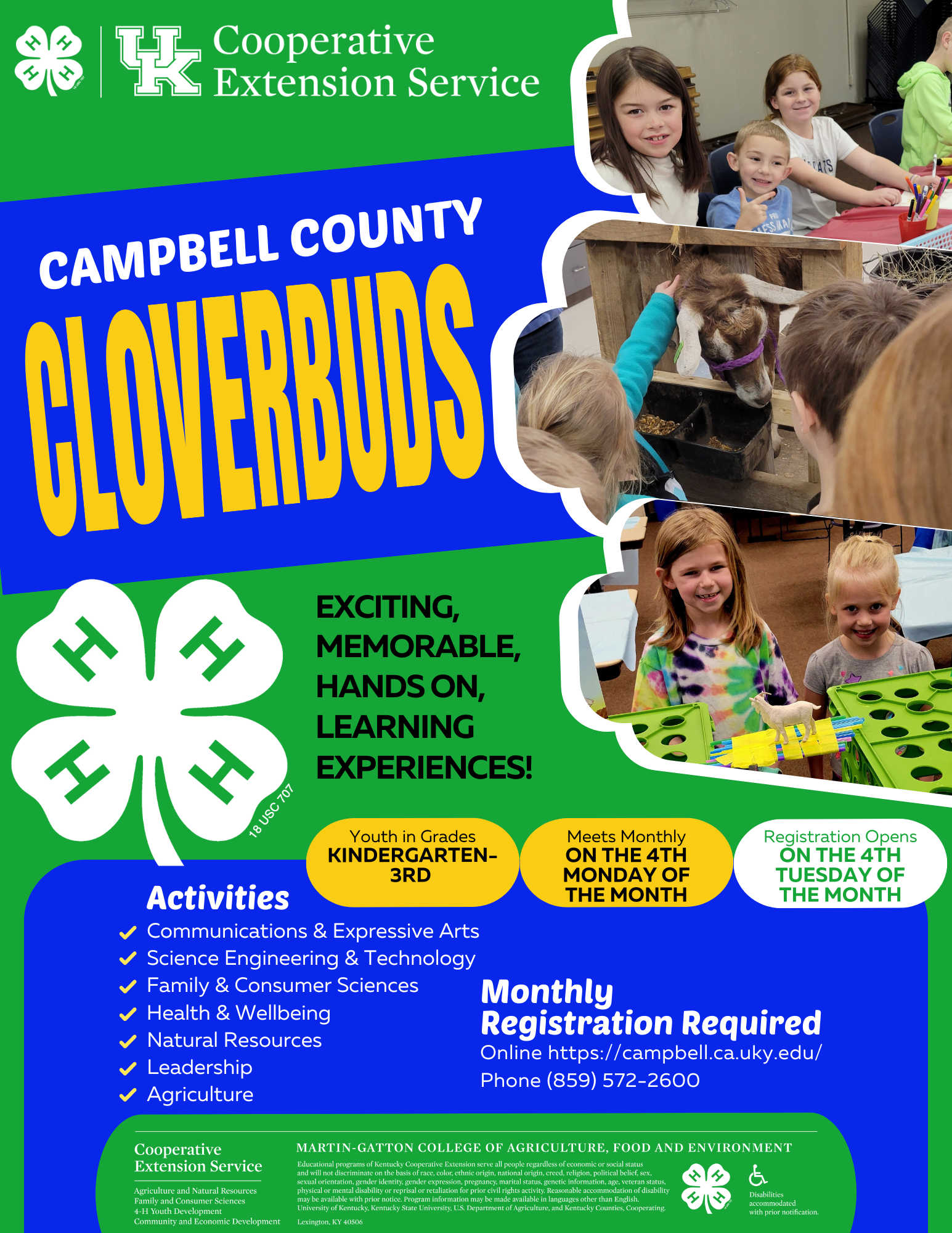 Cloverbuds Flyer